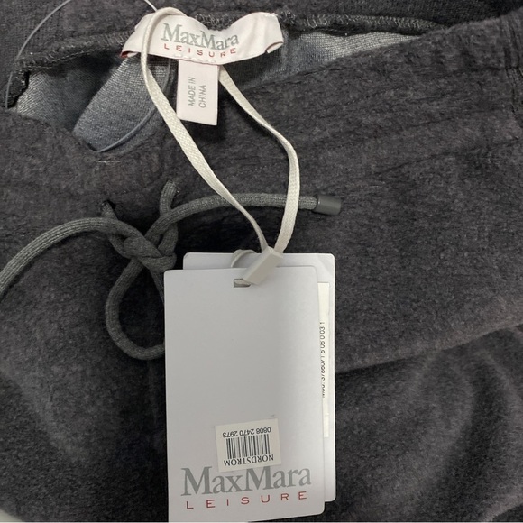 Max Mara Leisure | Ricerca Grey Drawstring Jersey Pants | Sz XS - Picture 10 of 14